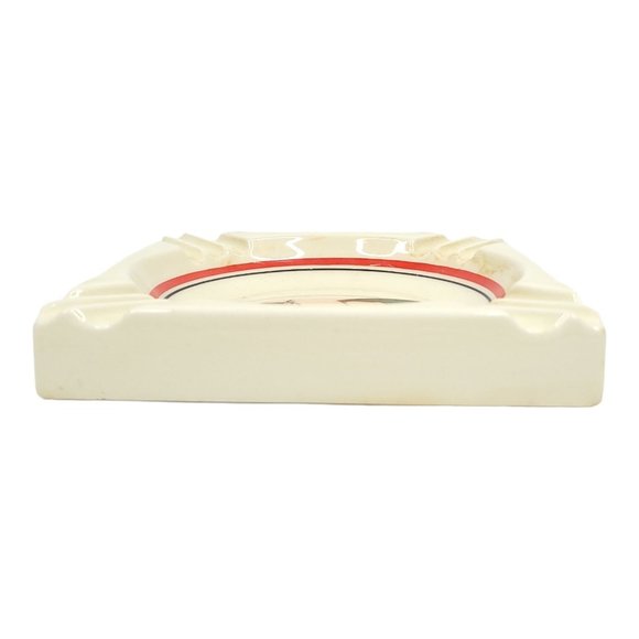 Vintage Executive Line Piccolomini Caleche 6 1/4" Antique Car Ashtray Porcelain - Picture 12 of 12
